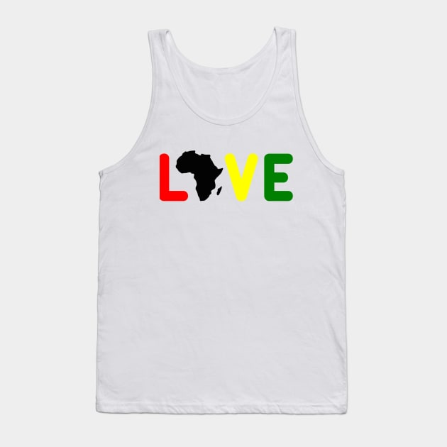 Love of Africa Tank Top by Cargoprints